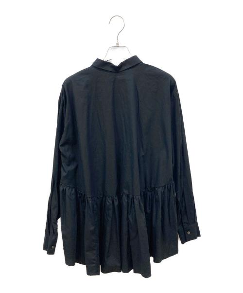 mizuiro-ind（ミズイロインド）mizuiro-ind (ミズイロインド) チュニックシャツブラウス ブラック サイズ:FREEの古着・服飾アイテム