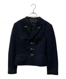 JULIUS（ユリウス）の古着「刺繍チロリアンジャケット」｜ブラック