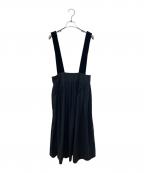 elu.エル）の古着「ベロアリボンサロペットスカート」｜ブラック