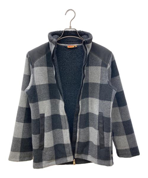 FJALLRAVEN（フェールラーベン）FJALLRAVEN (フェールラーベン) フリースボアジャケット グレー サイズ:Sの古着・服飾アイテム