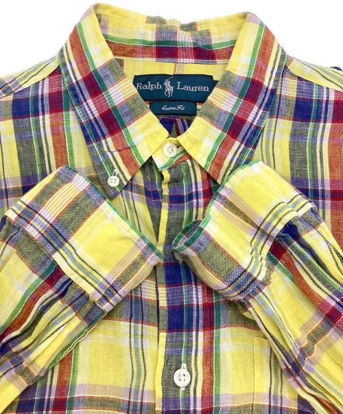 RALPH LAUREN（ラルフローレン）RALPH LAUREN (ラルフローレン) リネンシャツ マルチカラー サイズ:Lの古着・服飾アイテム
