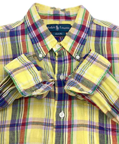 RALPH LAUREN（ラルフローレン）RALPH LAUREN (ラルフローレン) リネンシャツ マルチカラー サイズ:Lの古着・服飾アイテム