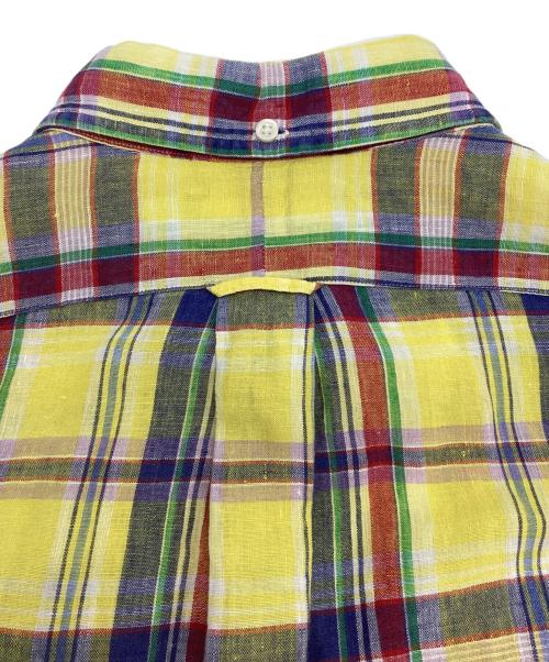 RALPH LAUREN（ラルフローレン）RALPH LAUREN (ラルフローレン) リネンシャツ マルチカラー サイズ:Lの古着・服飾アイテム