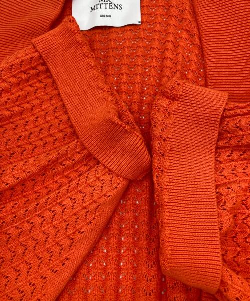 MRMITTENS（ミスターミトンズ）MRMITTENS (ミスターミトンズ) ロングカーディガン オレンジ サイズ:FREEの古着・服飾アイテム