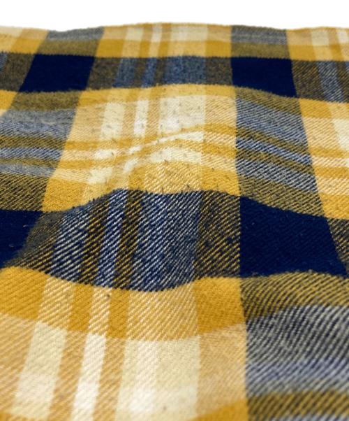 THE NORTH FACE（ザ ノース フェイス）THE NORTH FACE (ザ ノース フェイス) 長袖シャツ イエロー×ネイビー サイズ:Mの古着・服飾アイテム