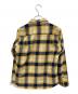 THE NORTH FACE (ザ ノース フェイス) 長袖シャツ イエロー×ネイビー サイズ:M：4000円