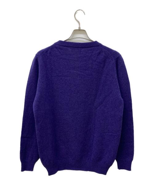 WILLIAM LOCKIE（ウィリアムロッキー）WILLIAM LOCKIE (ウィリアムロッキー) スコットランドニット パープル サイズ:42 未使用品の古着・服飾アイテム
