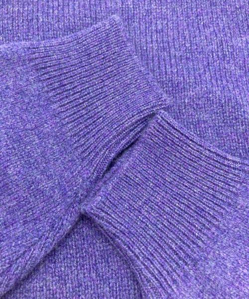 WILLIAM LOCKIE（ウィリアムロッキー）WILLIAM LOCKIE (ウィリアムロッキー) スコットランドニット パープル サイズ:42 未使用品の古着・服飾アイテム
