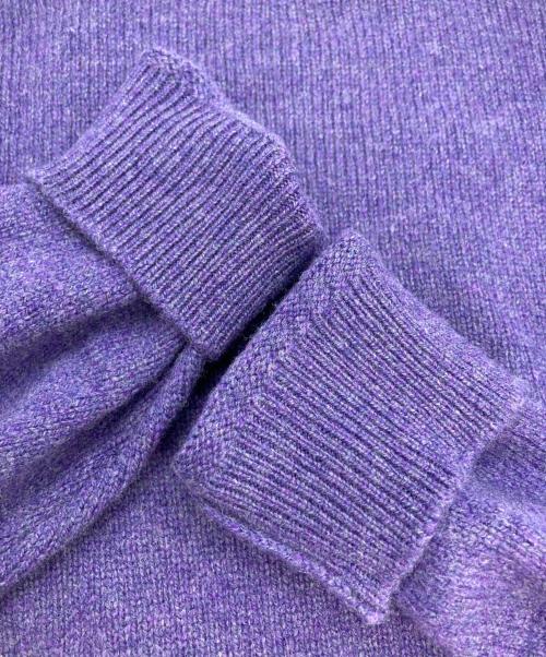 WILLIAM LOCKIE（ウィリアムロッキー）WILLIAM LOCKIE (ウィリアムロッキー) スコットランドニット パープル サイズ:42 未使用品の古着・服飾アイテム