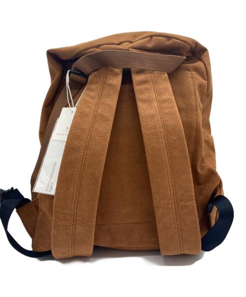 zattu（ザッツ）zattu (ザッツ) エコスウェードバックパック ブラウン 未使用品の古着・服飾アイテム
