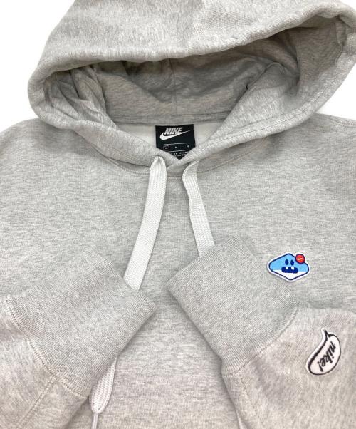 NIKE（ナイキ）NIKE (ナイキ) AIR MOJI HOODIE ライトグレー サイズ:Mの古着・服飾アイテム