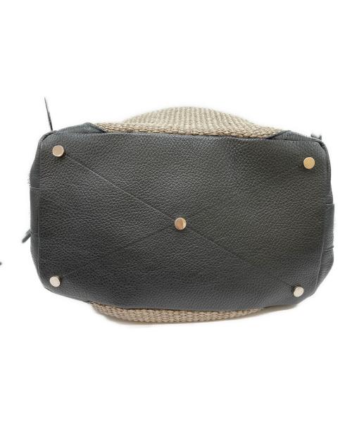 discord Yohji Yamamoto（ディスコード ヨウジヤマモト）discord Yohji Yamamoto (ディスコード ヨウジヤマモト) レザー切替ペーパーバッグ ブラックの古着・服飾アイテム