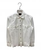 TOD'Sトッズ）の古着「ウエスタンシャツ」｜ホワイト