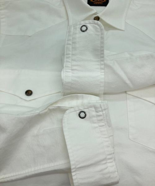 TOD'S（トッズ）TOD'S (トッズ) ウエスタンシャツ ホワイト サイズ:Mの古着・服飾アイテム