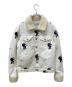 CASABLANCA（カサブランカ）の古着「ドッグプリントボアブルゾン」｜ホワイト