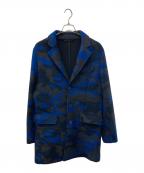 HYDROGENハイドロゲン）の古着「カモ柄チェスターコート」｜ブルー