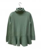 FOXEY NEWYORKフォクシーニューヨーク）の古着「タートルネックニット」｜グリーン