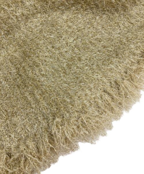 HERITANOVUM（ヘリテノーム）HERITANOVUM (ヘリテノーム) モールラメニットスカート ゴールド サイズ:FREEの古着・服飾アイテム