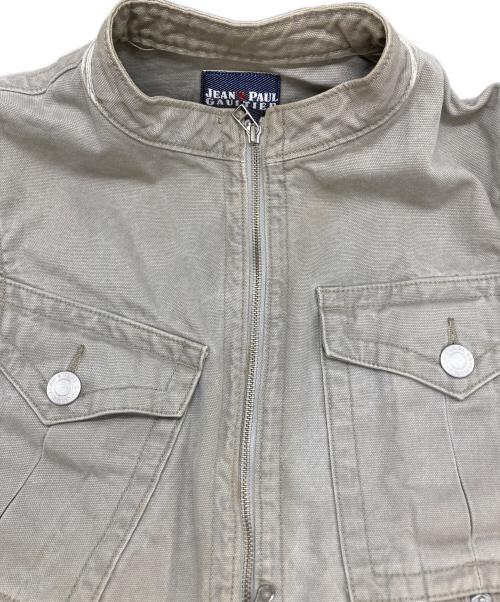 Jean Paul GAULTIER（ジャンポールゴルチェ）Jean Paul GAULTIER (ジャンポールゴルチェ) デニムジャケット ベージュ サイズ:50の古着・服飾アイテム