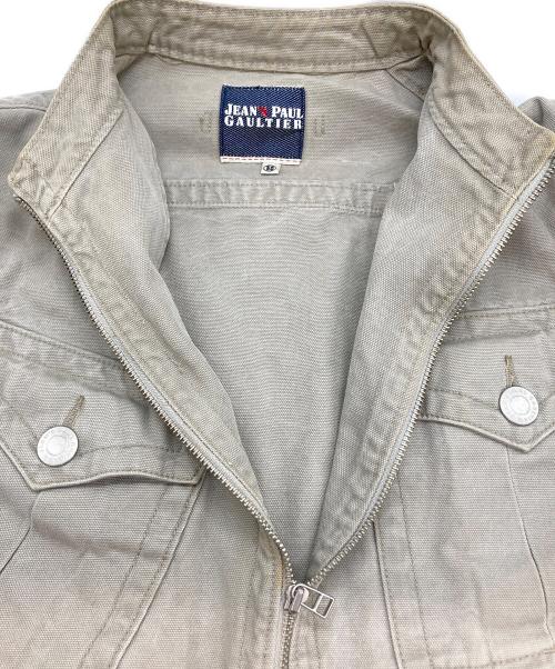 Jean Paul GAULTIER（ジャンポールゴルチェ）Jean Paul GAULTIER (ジャンポールゴルチェ) デニムジャケット ベージュ サイズ:50の古着・服飾アイテム