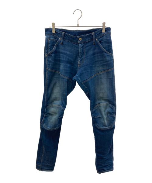 G-STAR RAW（ジースターロゥ）G-STAR RAW (ジースターロゥ) バイカーデニムパンツ インディゴ サイズ:Mの古着・服飾アイテム