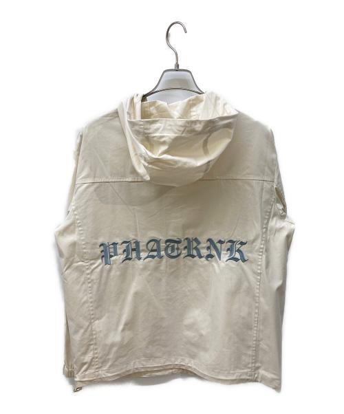 PHATRNK（ファットランク）phatrnk (ファットランク) フーデッドジャケット アイボリー サイズ:Mの古着・服飾アイテム