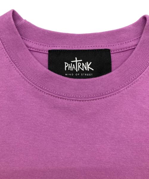 PHATRNK（ファットランク）PHATRNK (ファットランク) ラインストーンチビTシャツ パープル サイズ:XSの古着・服飾アイテム