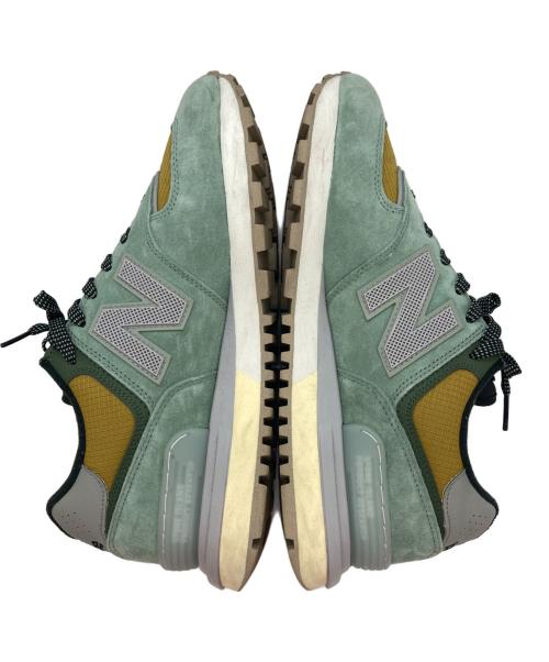 NEW BALANCE（ニューバランス）NEW BALANCE (ニューバランス) STONE ISLAND (ストーンアイランド) ローカットスニーカー グリーン サイズ:27.5cmの古着・服飾アイテム