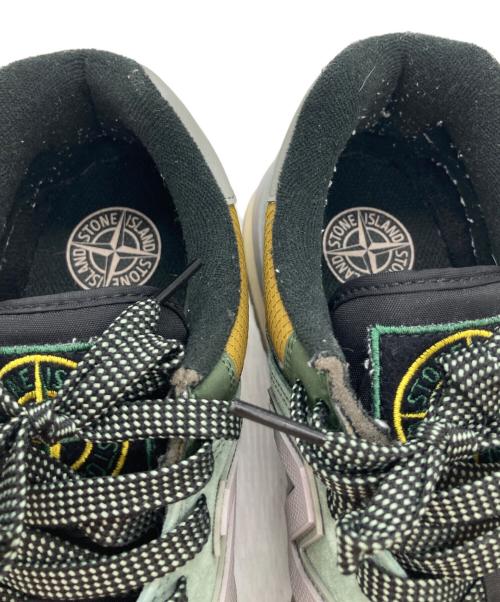NEW BALANCE（ニューバランス）NEW BALANCE (ニューバランス) STONE ISLAND (ストーンアイランド) ローカットスニーカー グリーン サイズ:27.5cmの古着・服飾アイテム