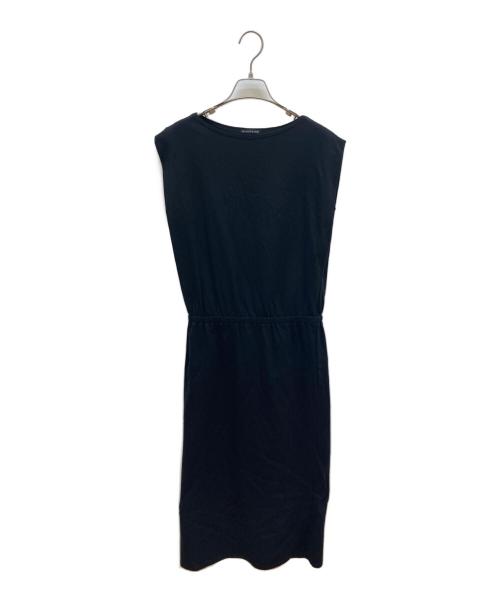 mizuiro-ind（ミズイロインド）mizuiro-ind (ミズイロインド) ノースリーブワンピース ブラック サイズ:FREEの古着・服飾アイテム