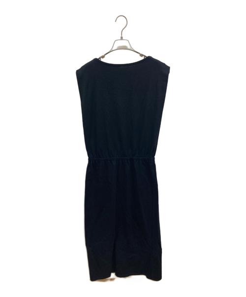 mizuiro-ind（ミズイロインド）mizuiro-ind (ミズイロインド) ノースリーブワンピース ブラック サイズ:FREEの古着・服飾アイテム
