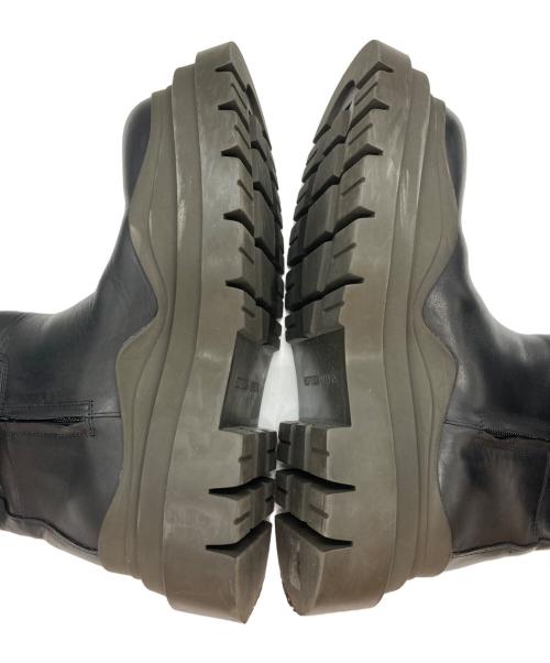 BOTTEGA VENETA（ボッテガベネタ）BOTTEGA VENETA (ボッテガベネタ) タイヤチェルシーロングブーツ ブラック サイズ:37の古着・服飾アイテム