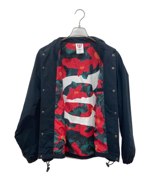 EVISEN（エビセン）EVISEN (エビセン) TIGHTBOOTH PRODUCTION (タイトブースプロダクション) コーチジャケット ブラック サイズ:Mの古着・服飾アイテム