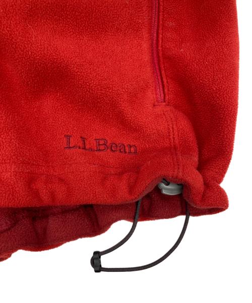 L.L.Bean（エルエルビーン）L.L.Bean (エルエルビーン) 裾ロゴフリースジャケット レッド サイズ:Lの古着・服飾アイテム