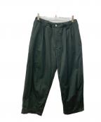 TIGHTBOOTH PRODUCTIONタイトブースプロダクション）の古着「イージーワイドパンツ」｜グリーン