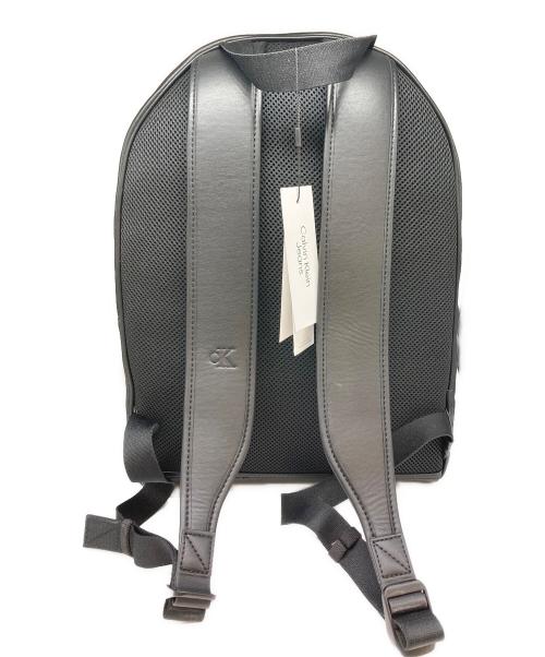 Calvin Klein Jeans（カルバンクラインジーンズ）Calvin Klein Jeans (カルバンクラインジーンズ) エコレザーリュック ブラックの古着・服飾アイテム