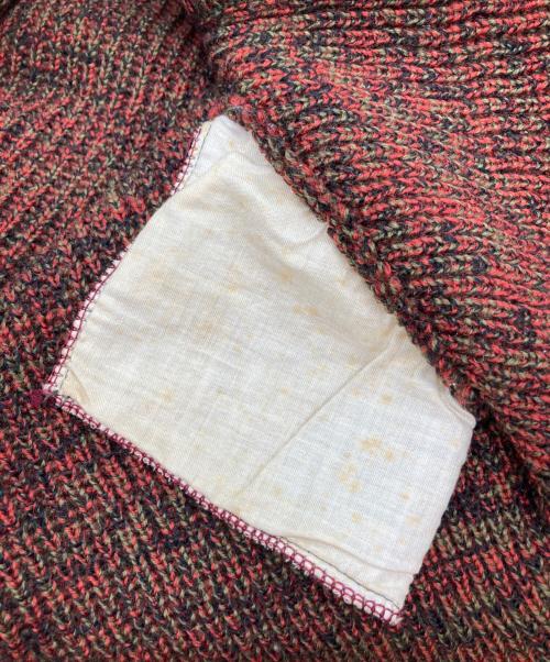 VAN（ヴァン）VAN (ヴァン) ニットジャケット レッド サイズ:不明の古着・服飾アイテム