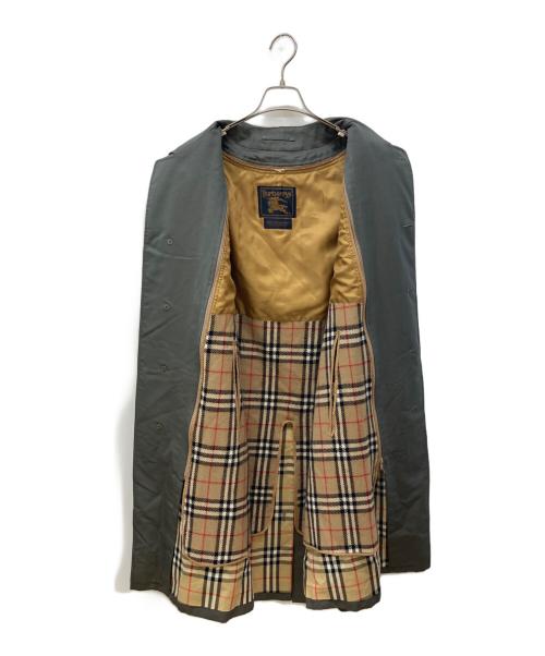 Burberry's（バーバリー）Burberry's (バーバリーズ) ライナー付裏ノヴァバルマカーンコート 玉虫 サイズ:不明の古着・服飾アイテム
