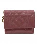 Christian Diorクリスチャン ディオール）の古着「ロータスウォレット」｜ピンク