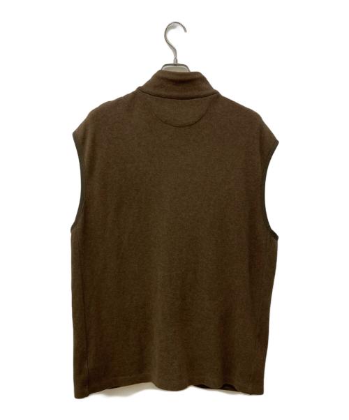 POLO RALPH LAUREN（ポロ・ラルフローレン）POLO RALPH LAUREN (ポロ・ラルフローレン) フリースベスト ブラウン サイズ:XLの古着・服飾アイテム
