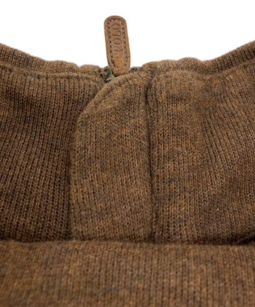 POLO RALPH LAUREN（ポロ・ラルフローレン）POLO RALPH LAUREN (ポロ・ラルフローレン) フリースベスト ブラウン サイズ:XLの古着・服飾アイテム