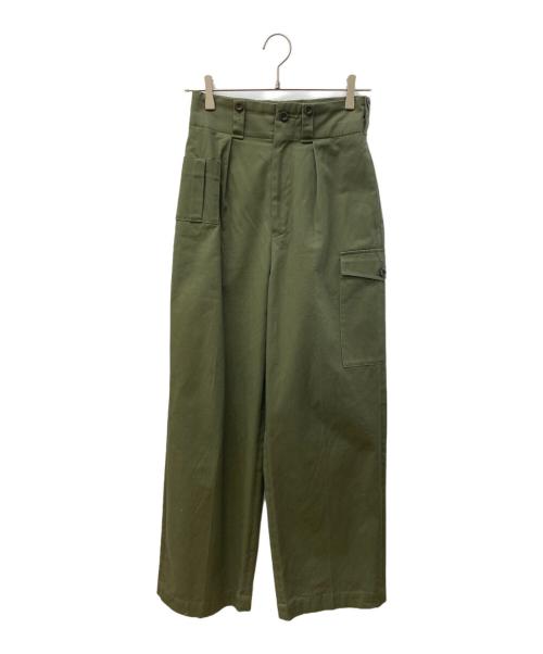 yvan（イヴァン）yvan (イヴァン) カーゴパンツ カーキ サイズ:36の古着・服飾アイテム