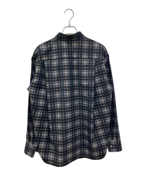 beautiful people（ビューティフルピープル）beautiful people (ビューティフルピープル) チェックシャツ ブラウン サイズ:38の古着・服飾アイテム