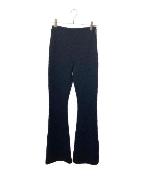 MSGM（エムエスジーエム）MSGM (エムエスジーエム) フレアパンツ ブラック サイズ:Lの古着・服飾アイテム
