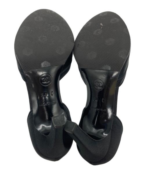 CHANEL（シャネル）CHANEL (シャネル) ココビジューハイヒールパンプス ブラック サイズ:34の古着・服飾アイテム