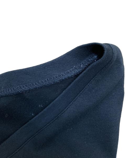 MARITHE+FRANCOIS GIRBAUD（マリテフランソワジルボー）MARITHE+FRANCOIS GIRBAUD (マリテフランソワジルボー) アシメネックTシャツ ブラック サイズ:Lの古着・服飾アイテム