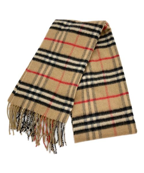 Burberry's（バーバリー）Burberry's (バーバリーズ) maruzen (マルゼン) マフラー ブラウンの古着・服飾アイテム