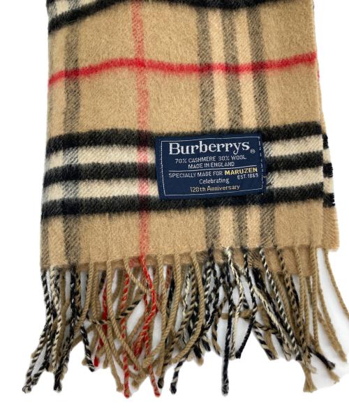 Burberry's（バーバリー）Burberry's (バーバリーズ) maruzen (マルゼン) マフラー ブラウンの古着・服飾アイテム