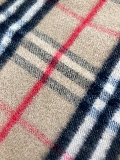 Burberry's（バーバリー）Burberry's (バーバリーズ) maruzen (マルゼン) マフラー ブラウンの古着・服飾アイテム