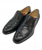 a.testoniアテストーニ）の古着「ウィングチップシューズ」｜ブラック